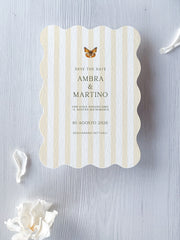 Save the Date Antique botanic