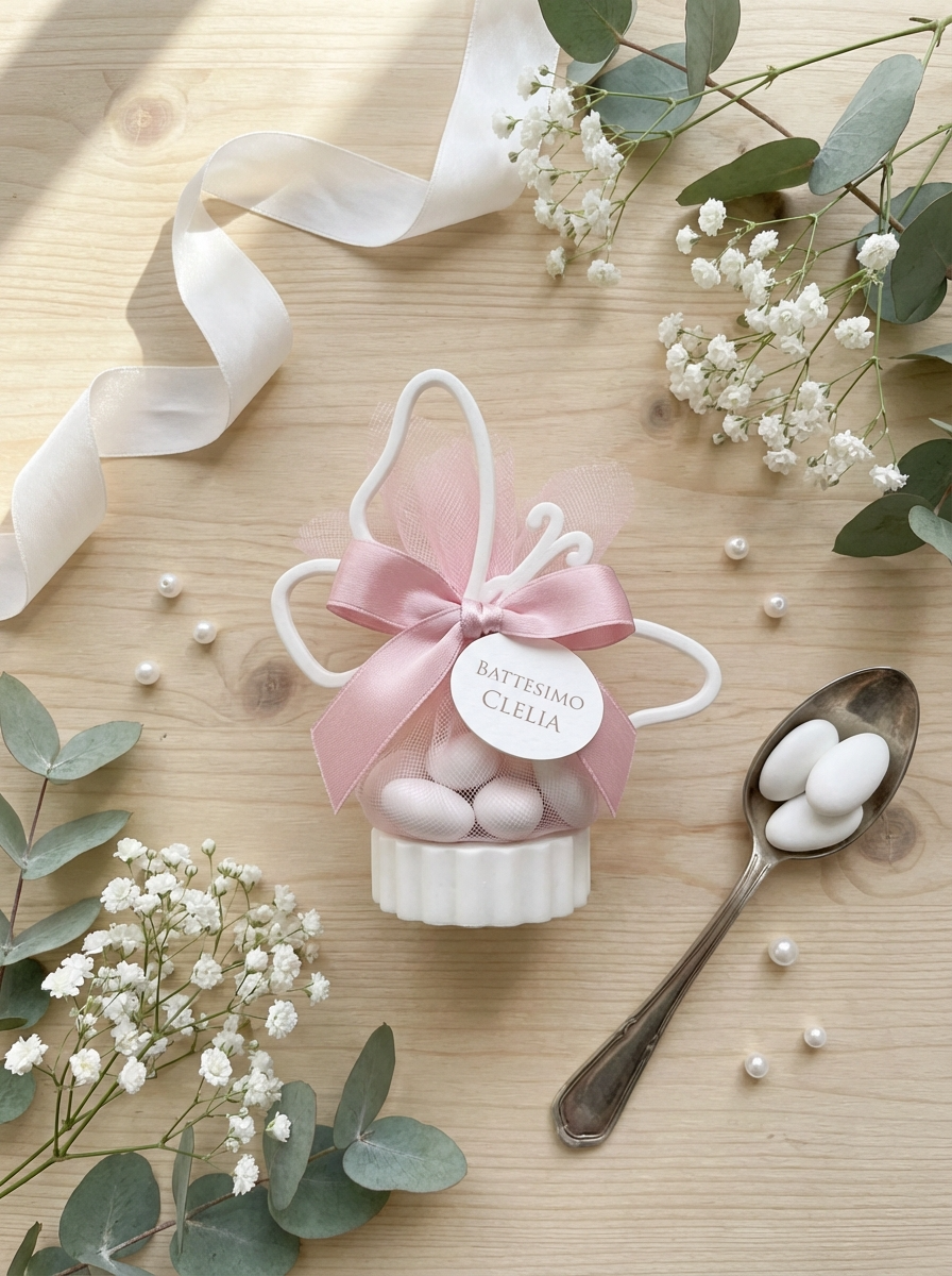Bomboniera Battesimo -Farfalla