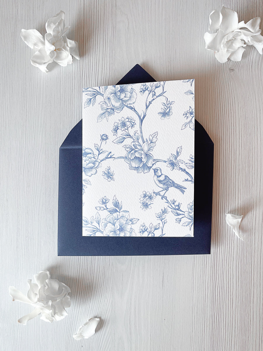 Partecipazione Folder - Toile de Jouy Ocenao