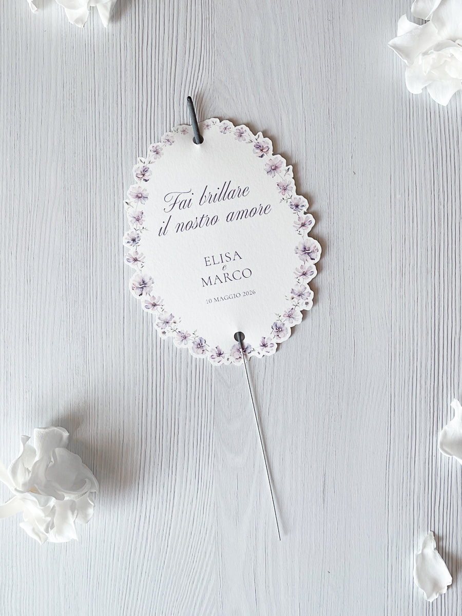 Sparkler Tag - Lavender Bloom
