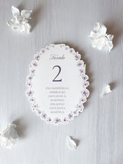 Card Tableau - Lavender Bloom