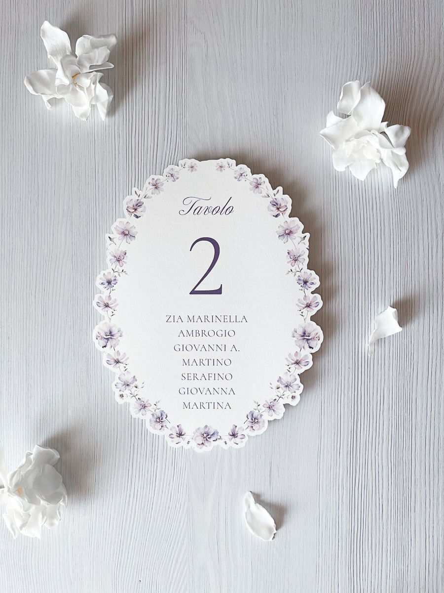Card Tableau - Lavender Bloom