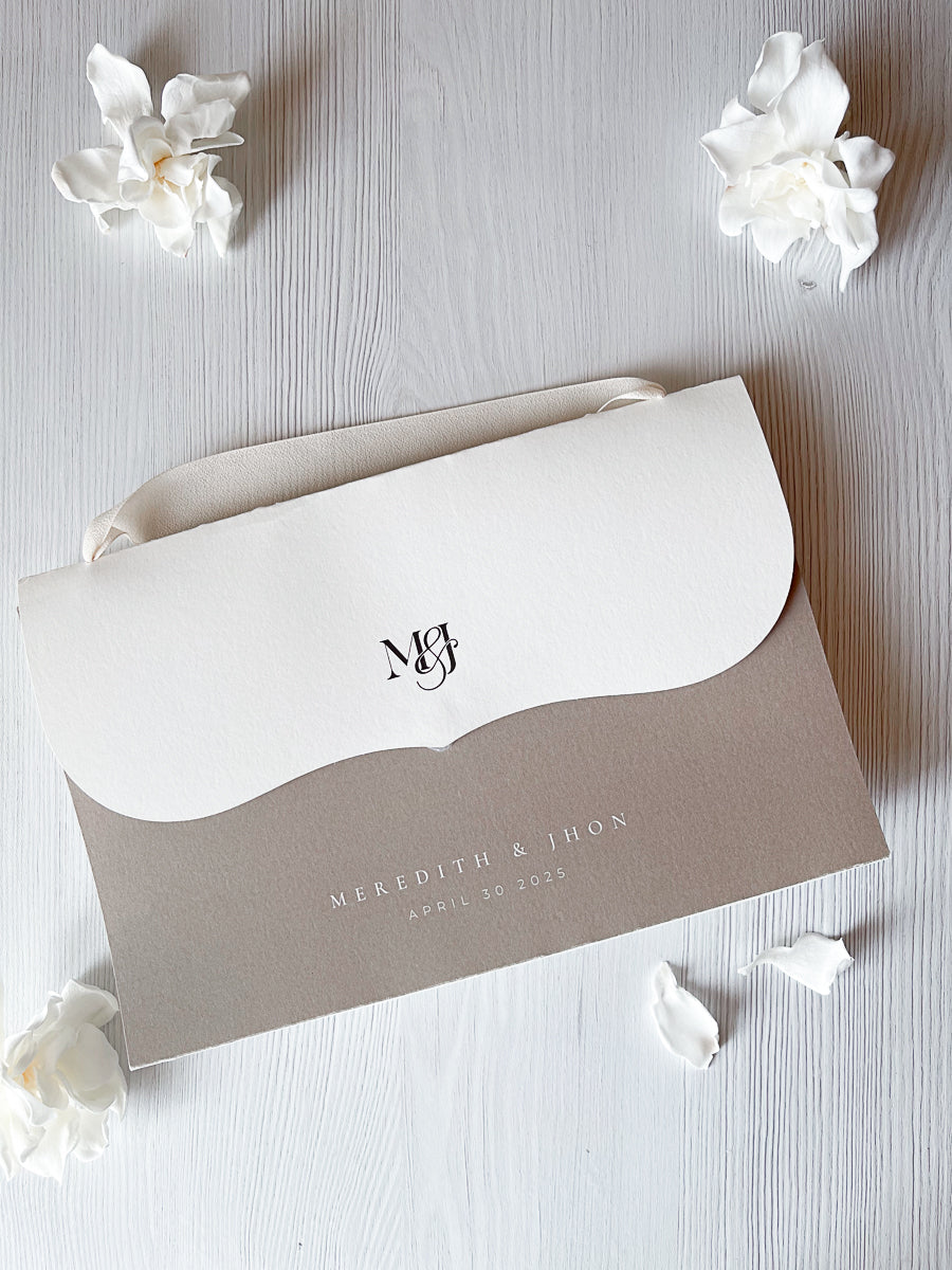 Wedding bag - Mocha Mousse