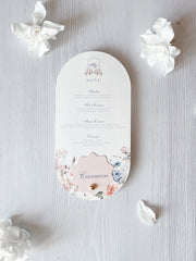 Menù Segnaposto - Rose Blush