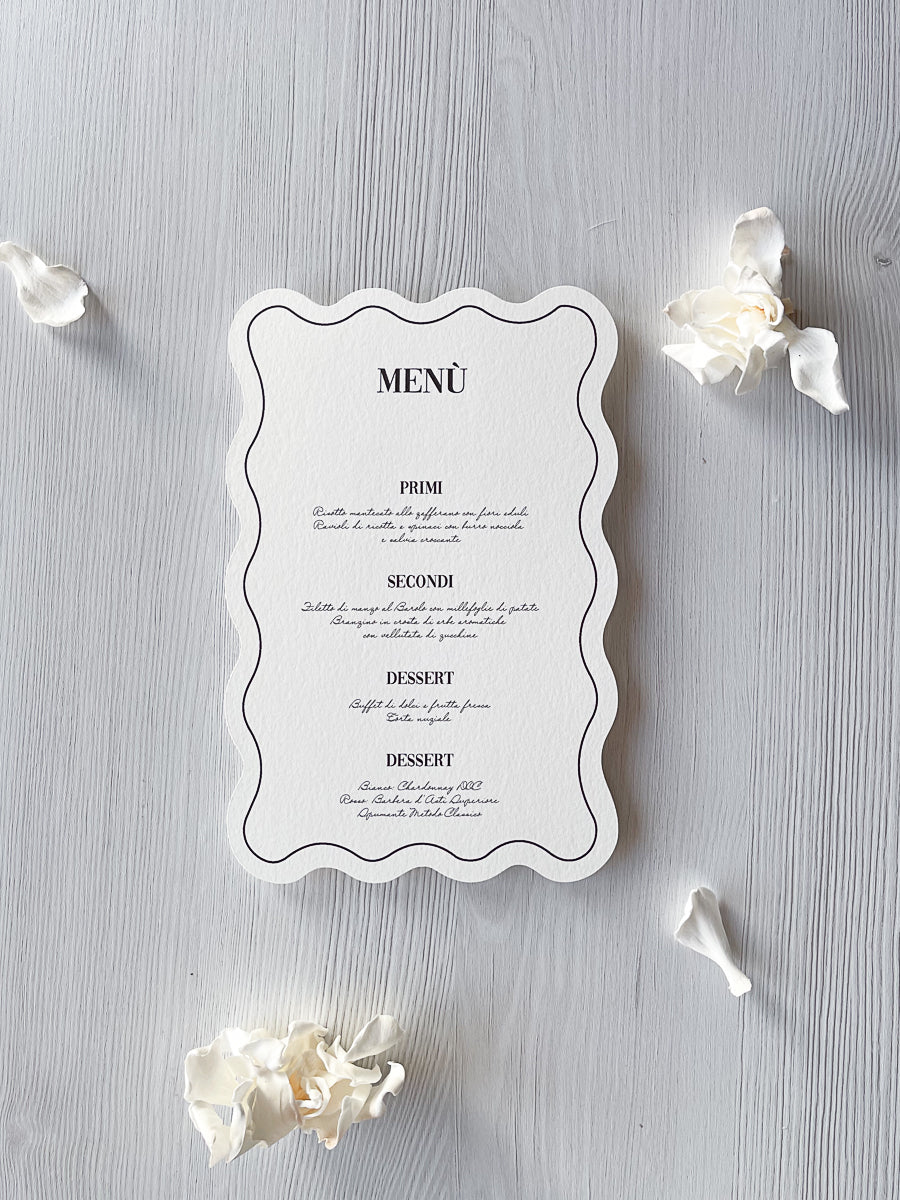 Menù - Essential Wave