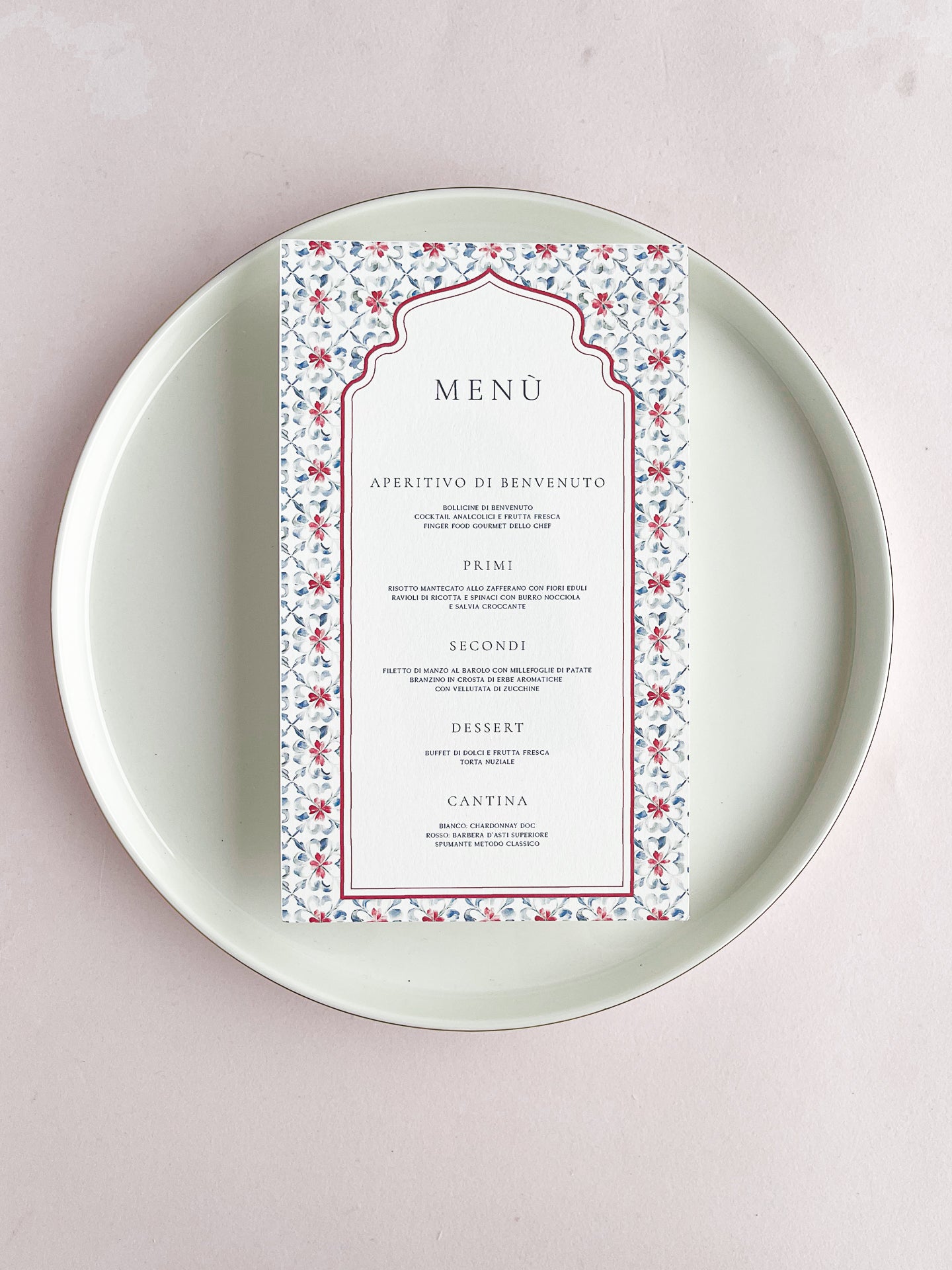 Menù classico Medina