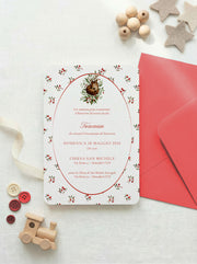 Invito Battesimo - Winter Fawn