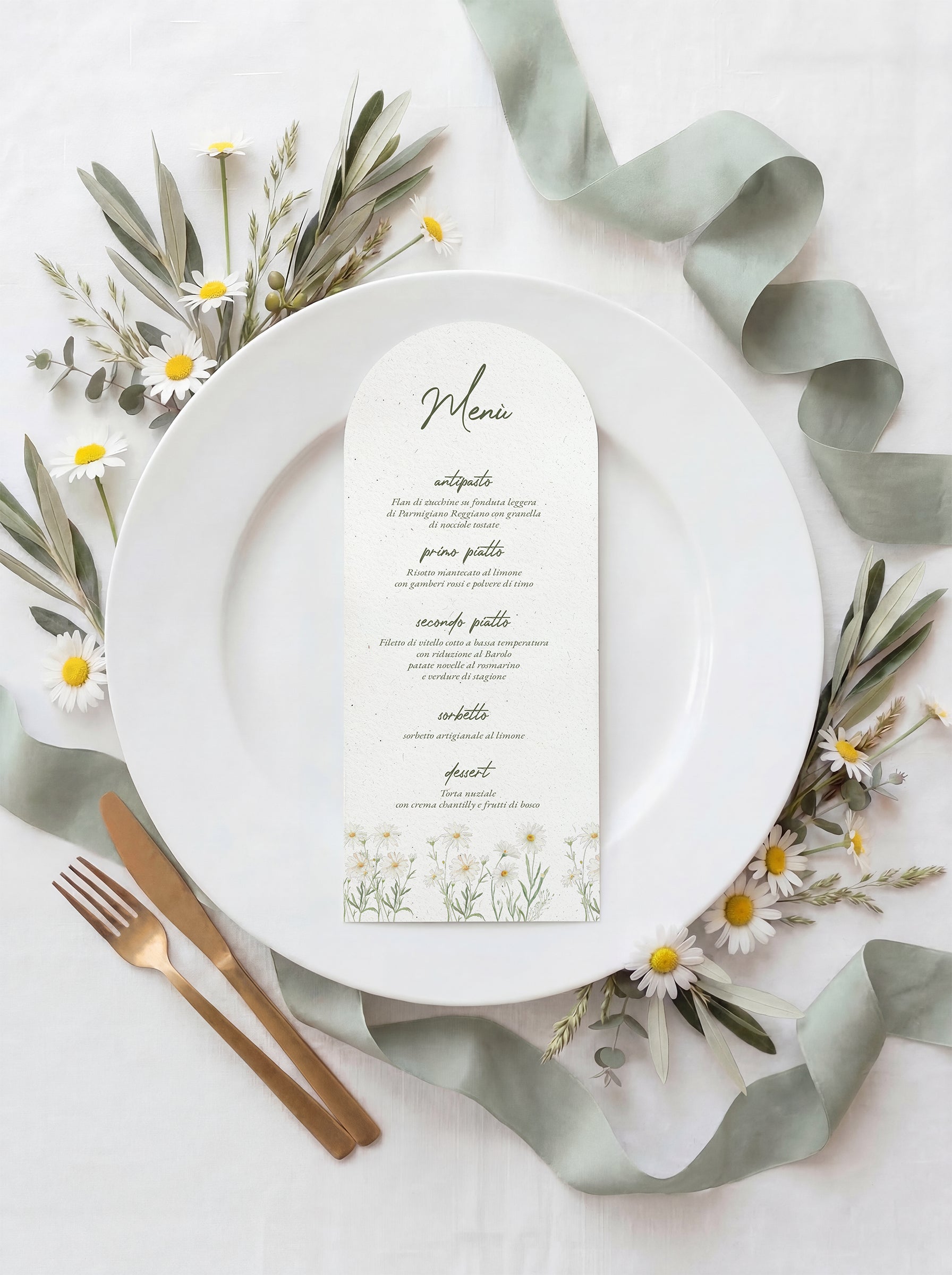 Menù matrimonio-Daisy