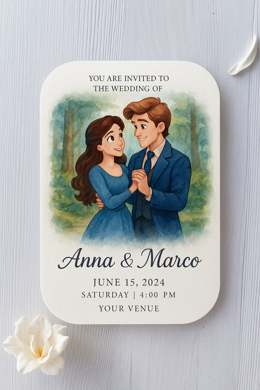 Illustrazione – Stile Disney personalizzabile