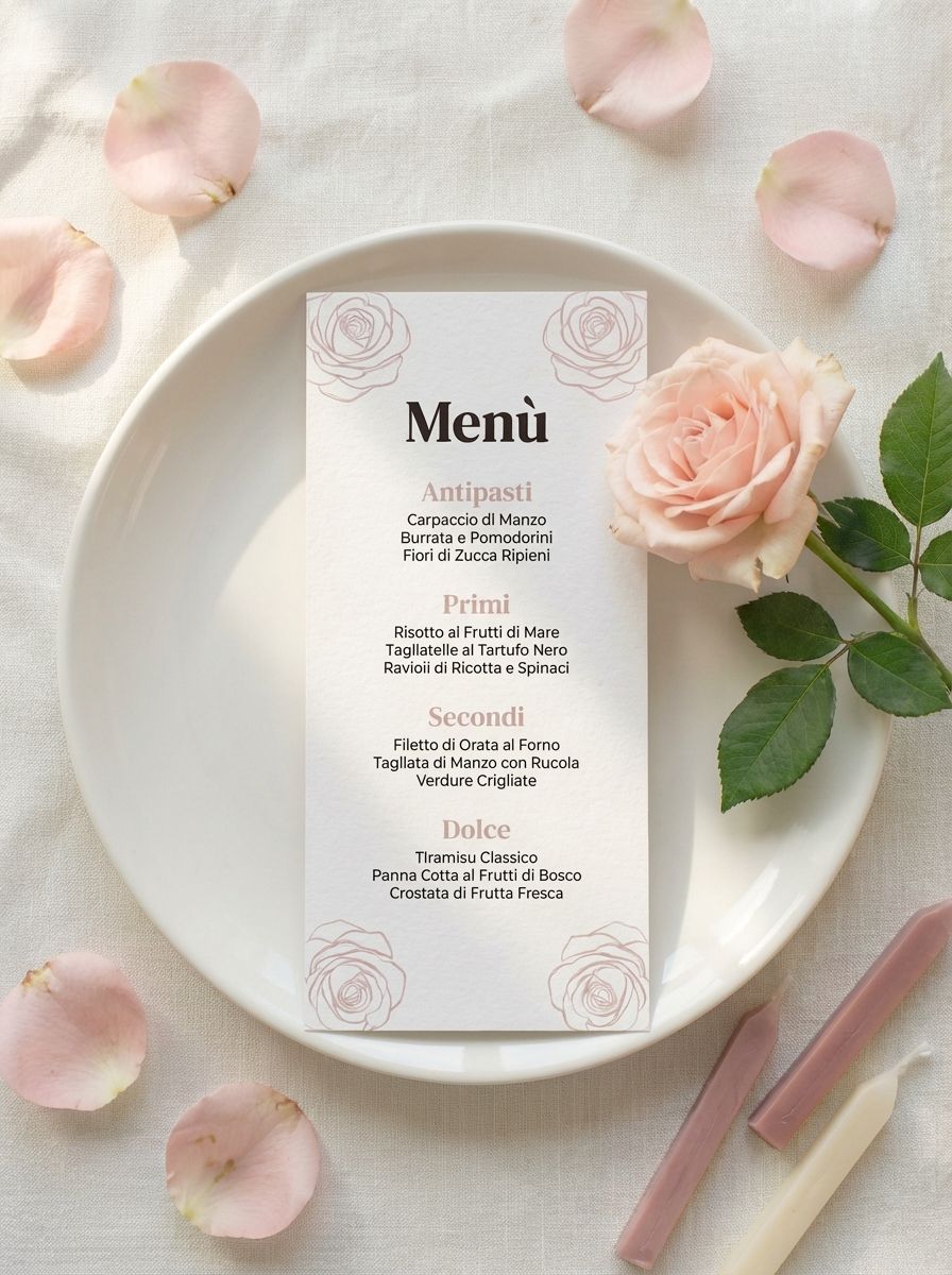 Menù - Rose
