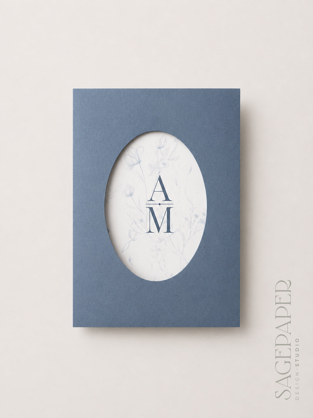 Partecipazione di Matrimonio- Blue Harmony