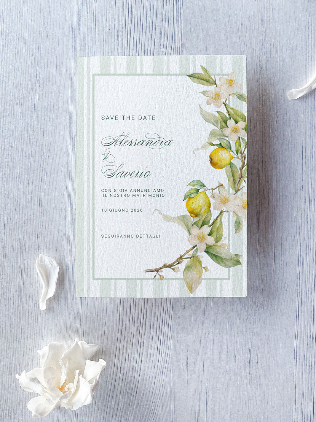 Save the Date Lemon