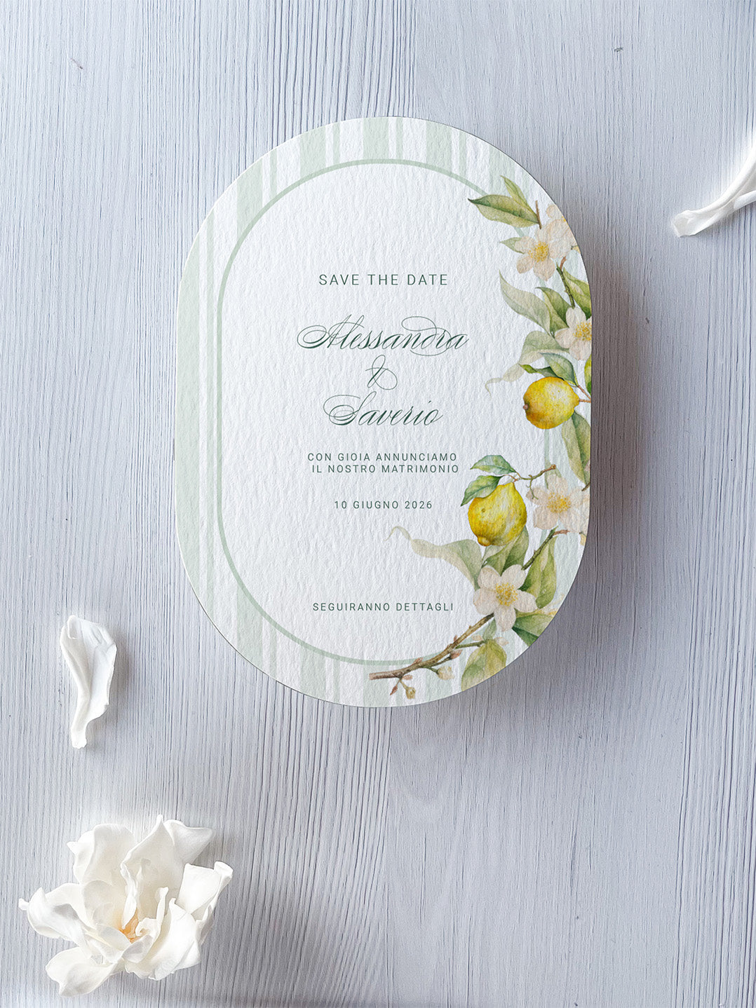 Save the Date Lemon