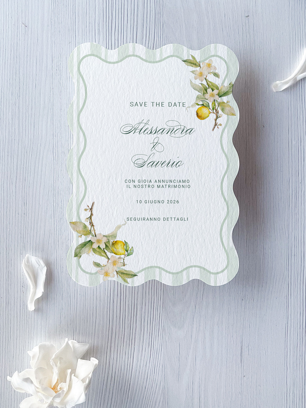 Save the Date Lemon