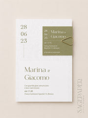Partecipazione Save the Date Magnet