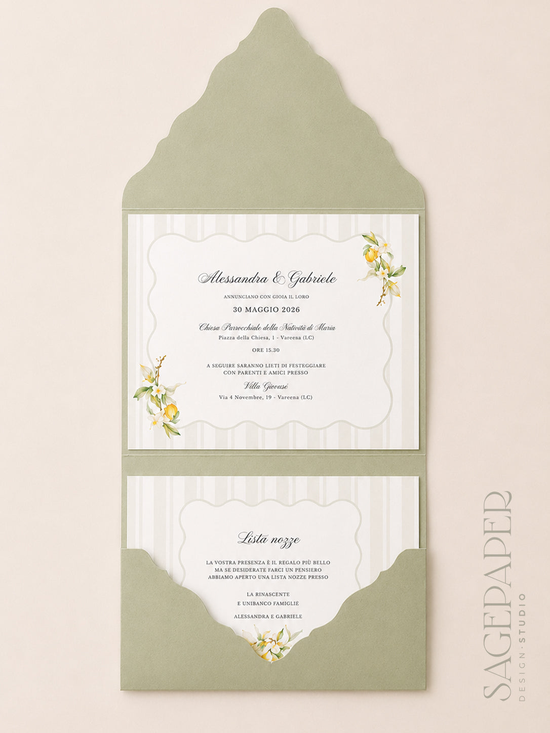Partecipazione di matrimonio – Lemon