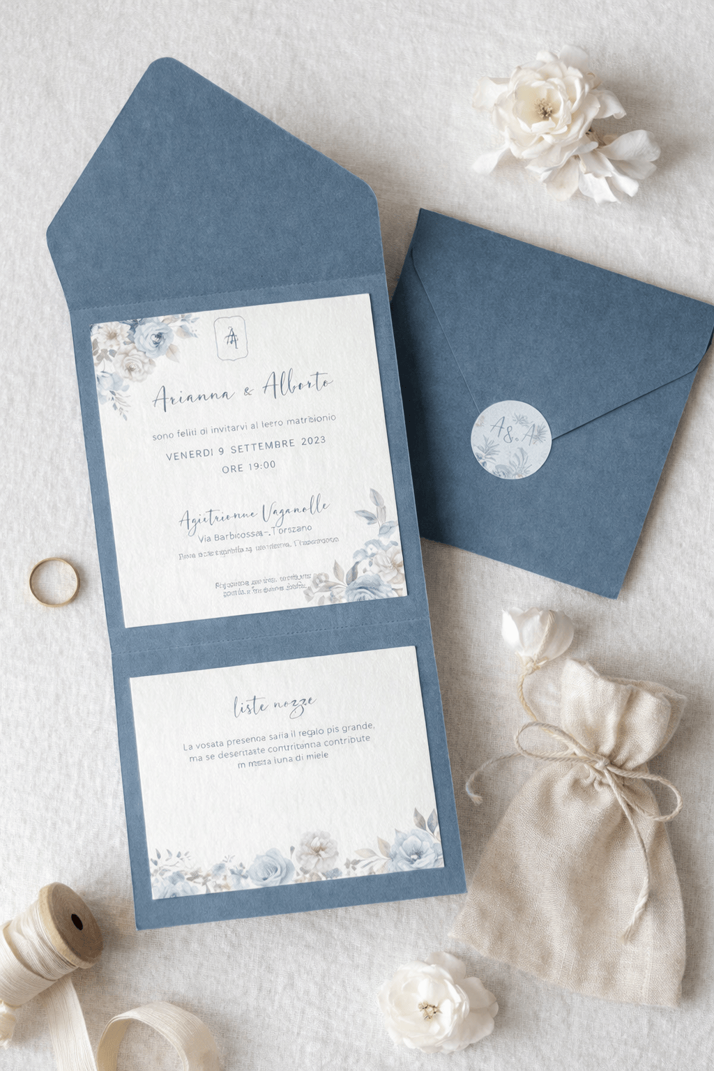 Partecipazione di matrimonio Serenity