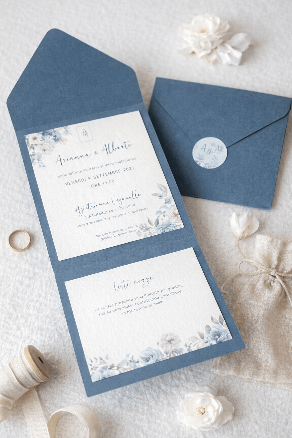 Partecipazione di matrimonio Serenity