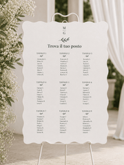 Tableau Mariage pannello - Soft Wave (Copia)