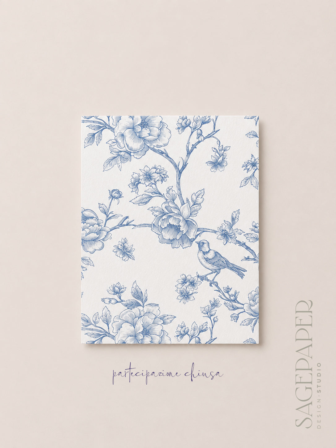 Partecipazione Folder - Toile de Jouy Ocenao