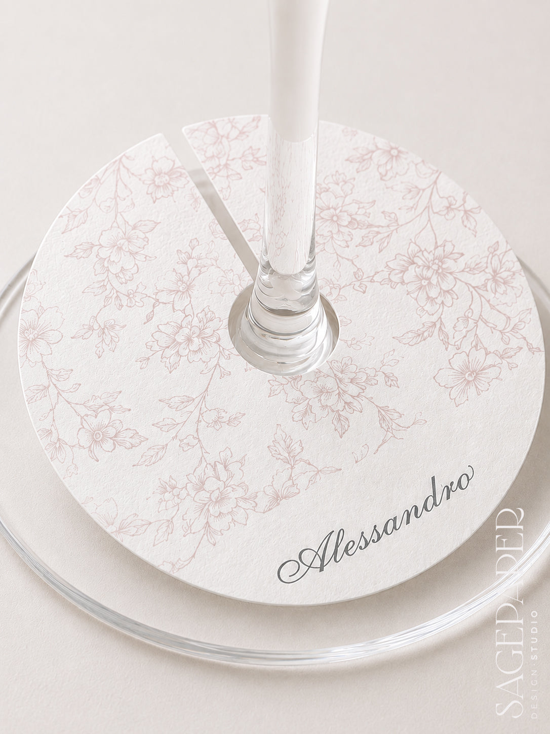 Segnaposto da Calice Rose Bloom