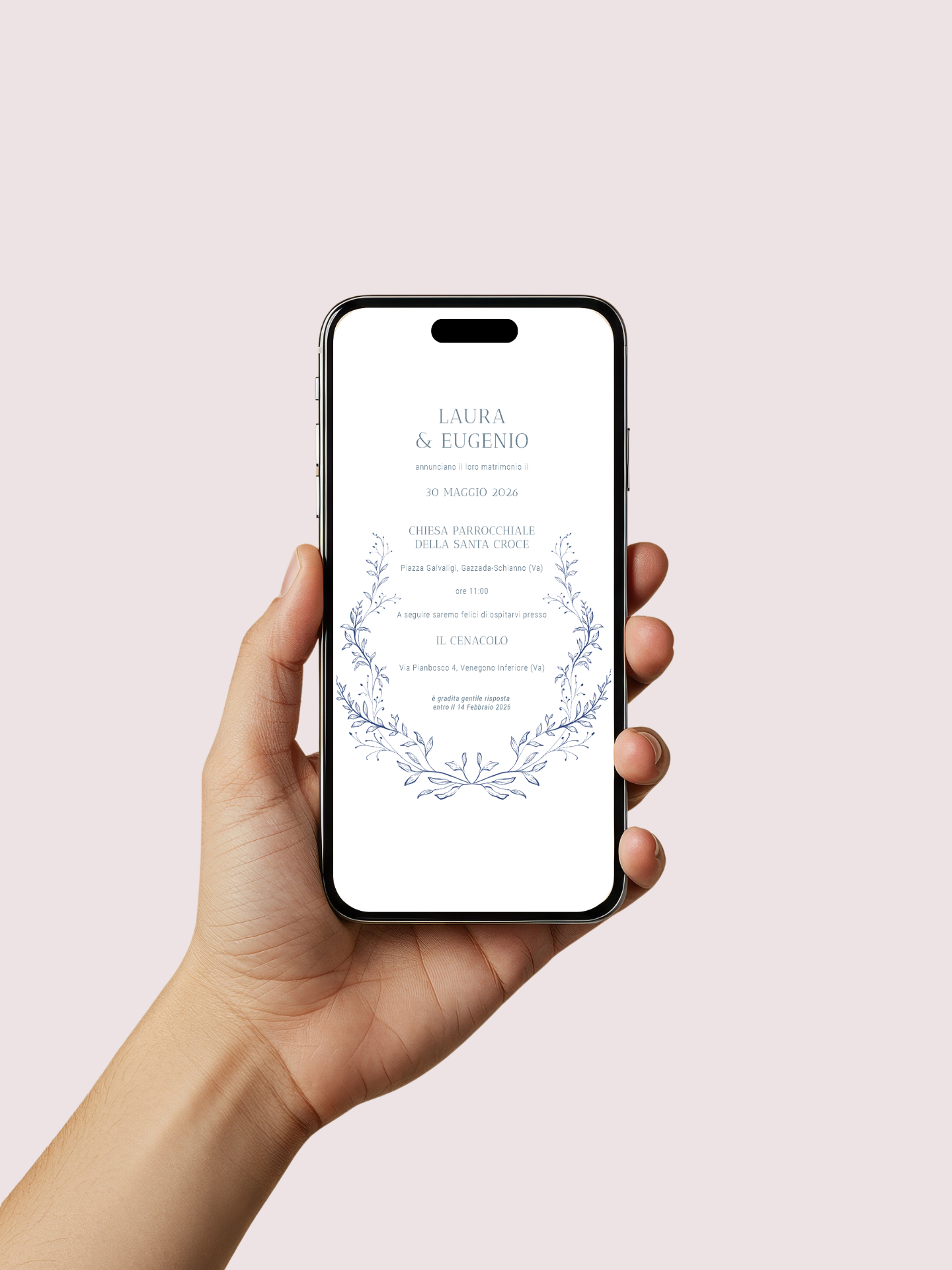 Invito digitale Indigo